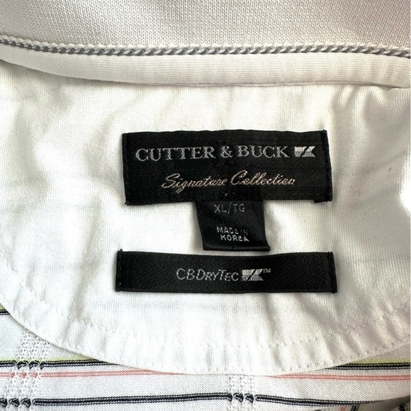 Cutter & Buck Signature Collection Striped Polo Shirt - Picture 4 of 6